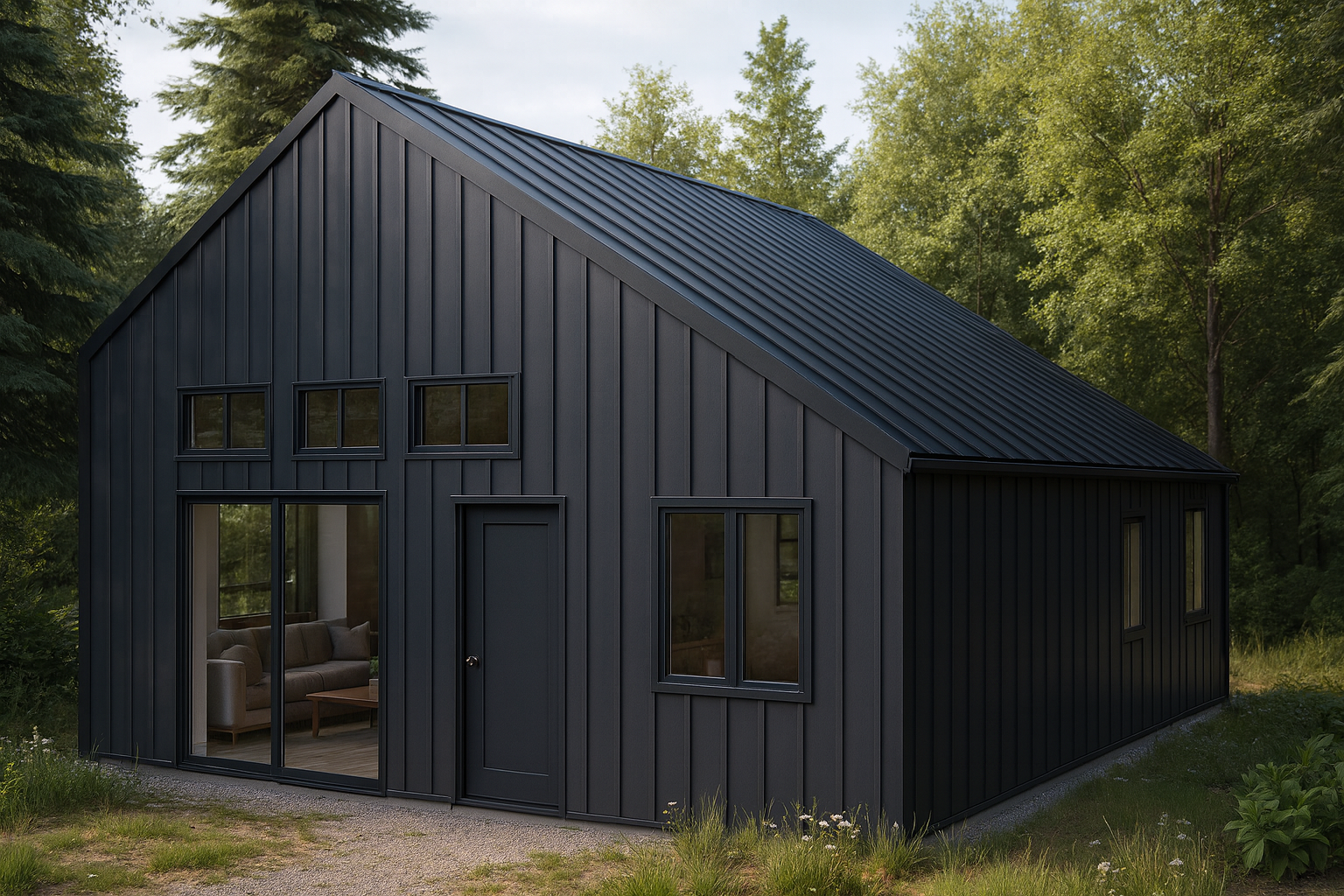 24-x-30-gable-roof-with-enclosed-leanto-barndminium-steel-house-cabin-kitrender