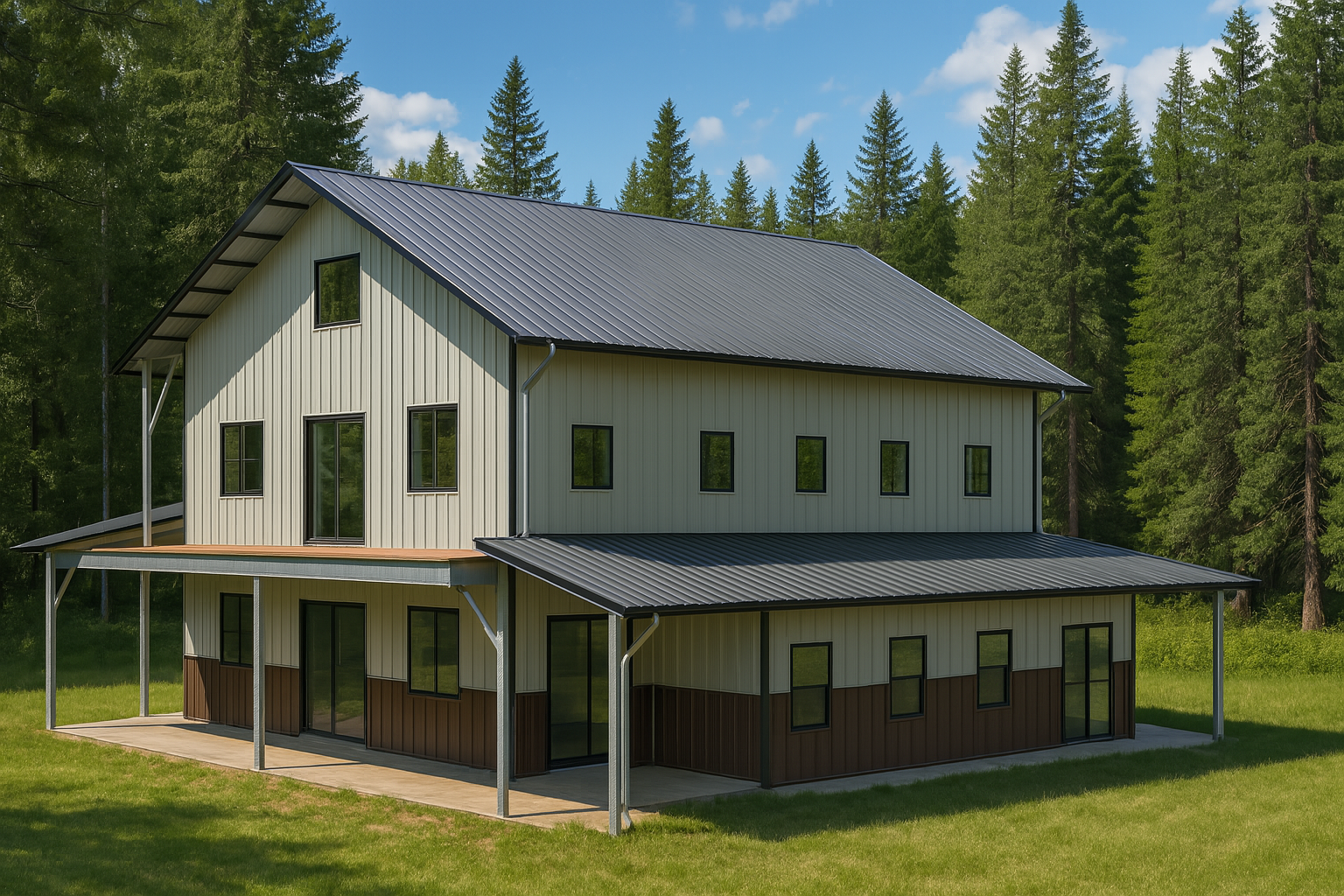 64-x-40-gable-double-leanto-2-story-double-porch-barndominium-kitrender